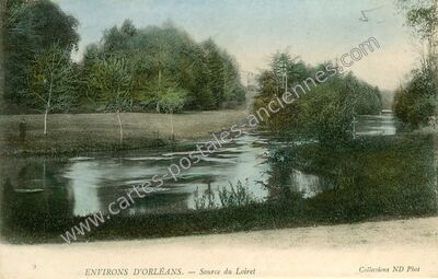 Carte postale ancienne La Source — Orléans (Loiret)