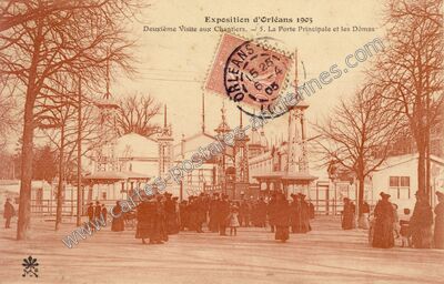 Carte postale ancienne Orleans 1905 — Orléans (Loiret)