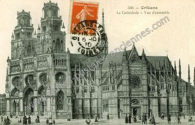 Carte postale ancienne Orleans Cat — Orléans (Loiret)