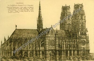 Carte postale ancienne Orleans Cat — Orléans (Loiret)