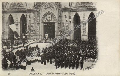 Carte postale ancienne Orleans F1902 — Orléans (Loiret)