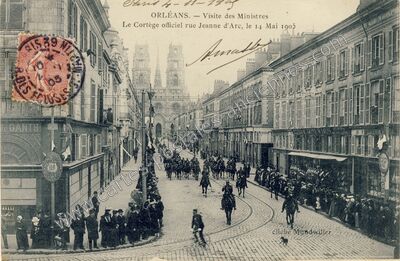 Carte postale ancienne Orleans F1905 — Orléans (Loiret)