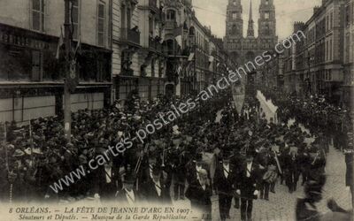 Carte postale ancienne Orleans F1907 — Orléans (Loiret)