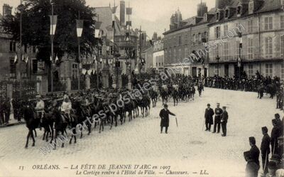 Carte postale ancienne Orleans F1907 — Orléans (Loiret)