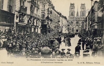 Carte postale ancienne Orleans F1908 — Orléans (Loiret)