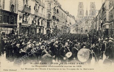 Carte postale ancienne Orleans F1908 — Orléans (Loiret)