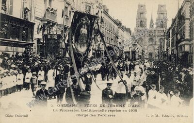 Carte postale ancienne Orleans F1908 — Orléans (Loiret)