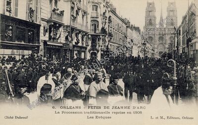 Carte postale ancienne Orleans F1908 — Orléans (Loiret)