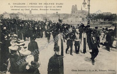Carte postale ancienne Orleans F1908 — Orléans (Loiret)