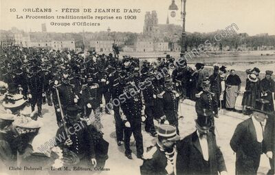 Carte postale ancienne Orleans F1908 — Orléans (Loiret)
