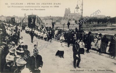 Carte postale ancienne Orleans F1908 — Orléans (Loiret)