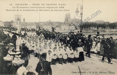 Carte postale ancienne Orleans F1908 — Orléans (Loiret)