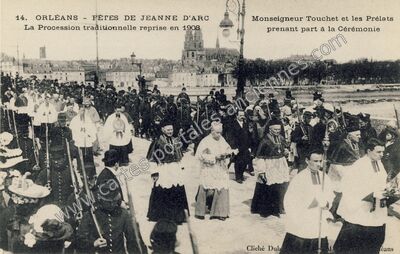 Carte postale ancienne Orleans F1908 — Orléans (Loiret)