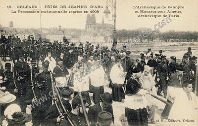 Carte postale ancienne Orleans F1908 — Orléans (Loiret)