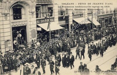 Carte postale ancienne Orleans F1908 — Orléans (Loiret)