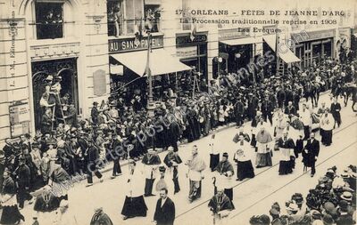 Carte postale ancienne Orleans F1908 — Orléans (Loiret)