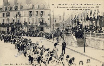 Carte postale ancienne Orleans F1908 — Orléans (Loiret)