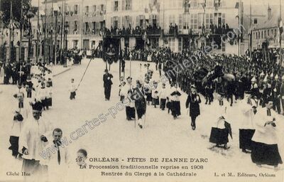 Carte postale ancienne Orleans F1908 — Orléans (Loiret)