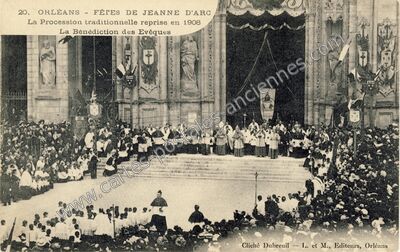 Carte postale ancienne Orleans F1908 — Orléans (Loiret)