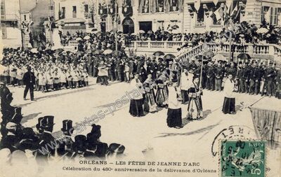 Carte postale ancienne Orleans F1909 — Orléans (Loiret)