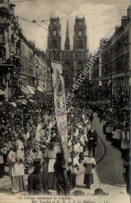 Carte postale ancienne Orleans F1909 — Orléans (Loiret)