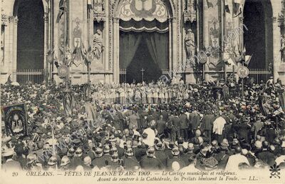 Carte postale ancienne Orleans F1909 — Orléans (Loiret)