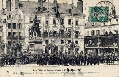 Carte postale ancienne Orleans F1909 — Orléans (Loiret)