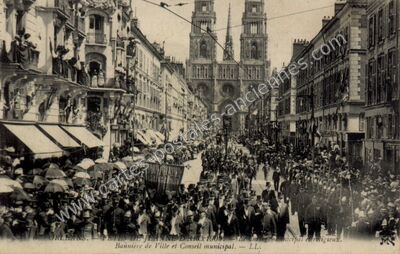 Carte postale ancienne Orleans F1909 — Orléans (Loiret)