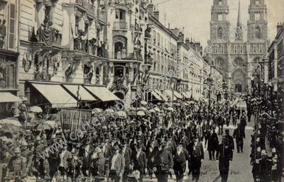 Carte postale ancienne Orleans F1909 — Orléans (Loiret)