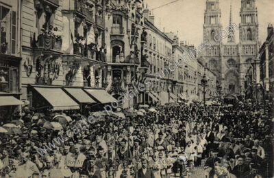 Carte postale ancienne Orleans F1909 — Orléans (Loiret)