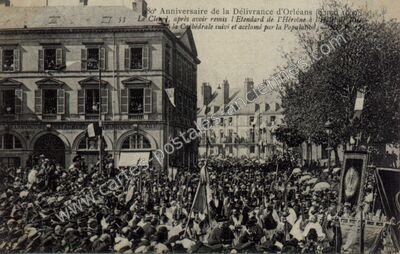 Carte postale ancienne Orleans F1909 — Orléans (Loiret)