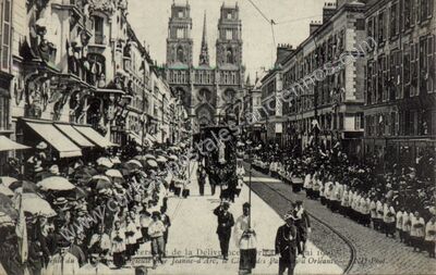 Carte postale ancienne Orleans F1909 — Orléans (Loiret)