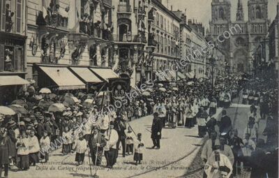 Carte postale ancienne Orleans F1909 — Orléans (Loiret)