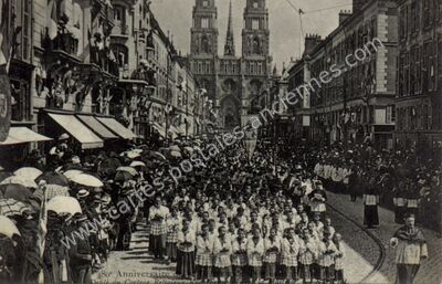 Carte postale ancienne Orleans F1909 — Orléans (Loiret)