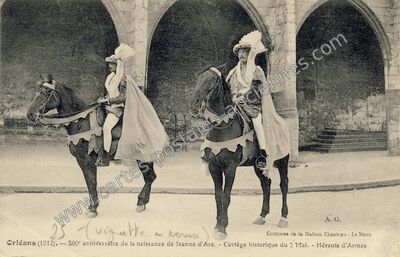 Carte postale ancienne Orleans F1912 — Orléans (Loiret)