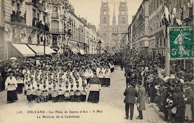 Carte postale ancienne Orleans F1912 — Orléans (Loiret)