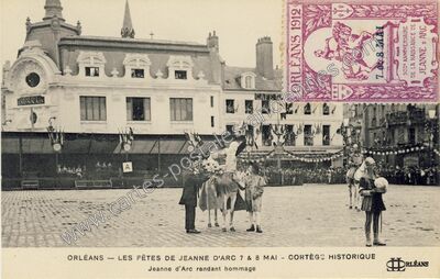 Carte postale ancienne Orleans F1912 — Orléans (Loiret)