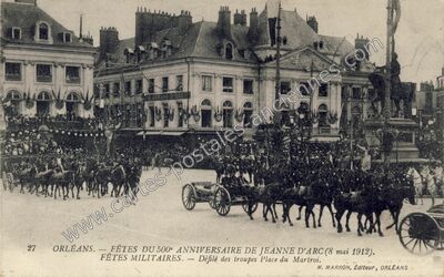 Carte postale ancienne Orleans F1912 — Orléans (Loiret)