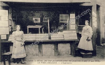 Carte postale ancienne Orleans F1912 — Orléans (Loiret)