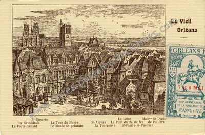 Carte postale ancienne Orleans F1912 — Orléans (Loiret)
