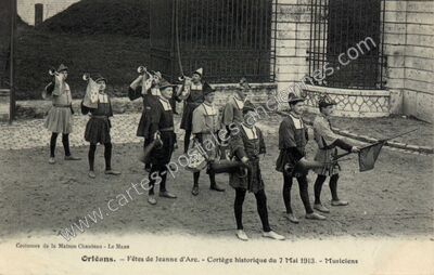 Carte postale ancienne Orleans F1913 — Orléans (Loiret)