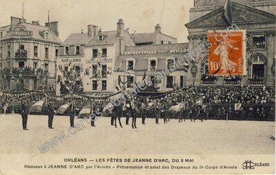Carte postale ancienne Orleans F1913 — Orléans (Loiret)