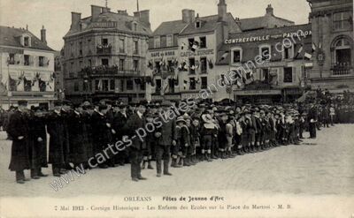 Carte postale ancienne Orleans F1913 — Orléans (Loiret)