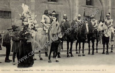 Carte postale ancienne Orleans F1913 — Orléans (Loiret)