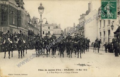 Carte postale ancienne Orleans F1913 — Orléans (Loiret)