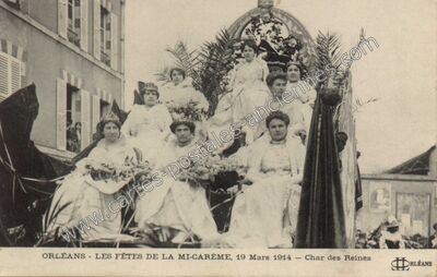 Carte postale ancienne Orleans F1914 — Orléans (Loiret)