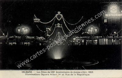Carte postale ancienne Orleans F1929 — Orléans (Loiret)