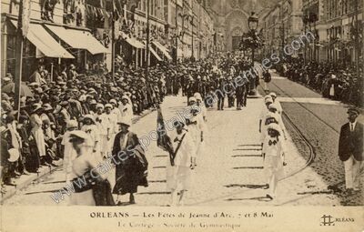 Carte postale ancienne Les Fêtes de Jeanne d'Arc, 7 et 8 Mai — Orléans (Loiret)