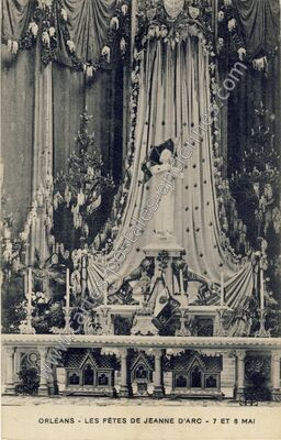Carte postale ancienne Les Fêtes de Jeanne d'Arc - 7 et 8 Mai — Orléans (Loiret)