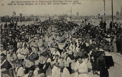 Carte postale ancienne 480e Anniversaire de la Délivrance — Orléans (Loiret)